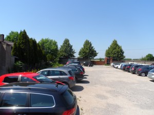 Parken auf dem Stammparkplatz